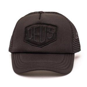 Deus Trucker Hat - black, snap back, mesh